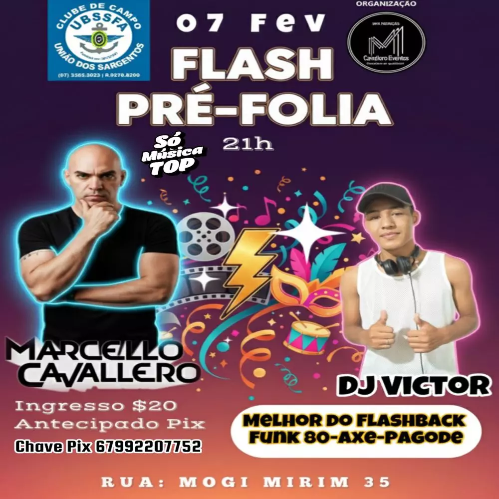Flash Pré-Folia no Clube de Campo 07/02/2026